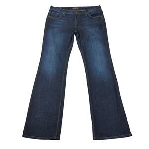 Dry Aged Denim James Jeans Dark Wash Boot Cut Women's 34 Stretch Hector Geisha
